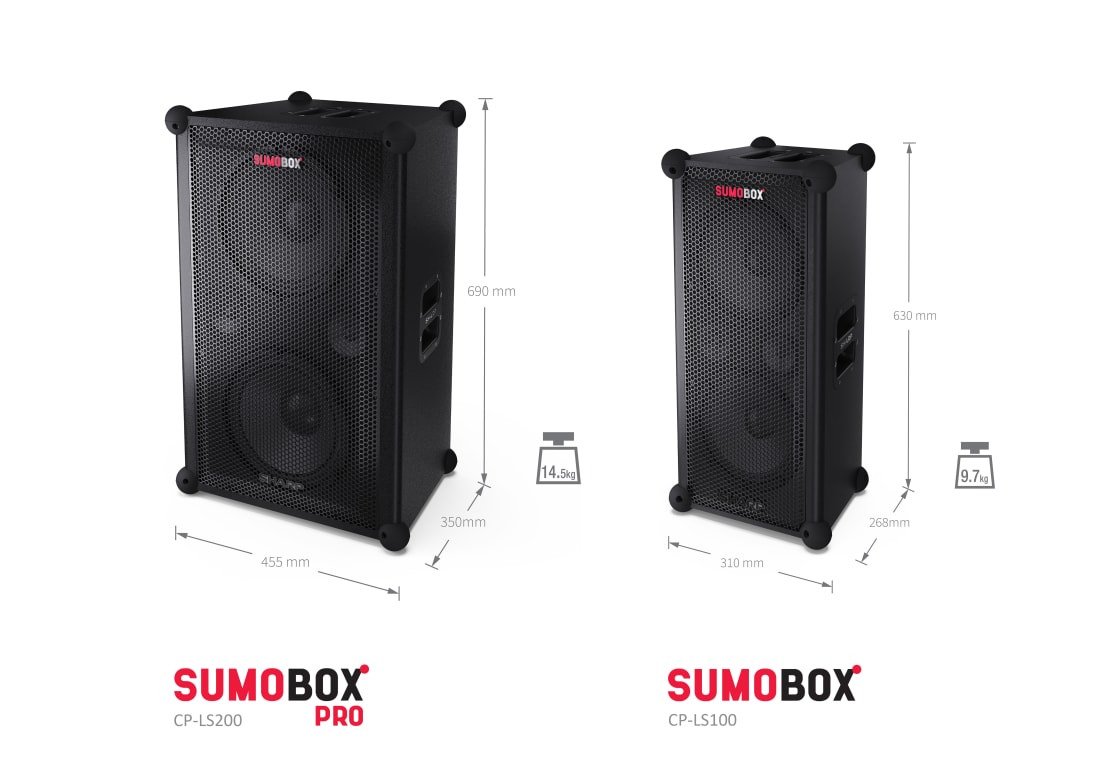 Speaker - SUMOBOX PRO: HIGH PERFORMANCE PORTABLE SPEAKER