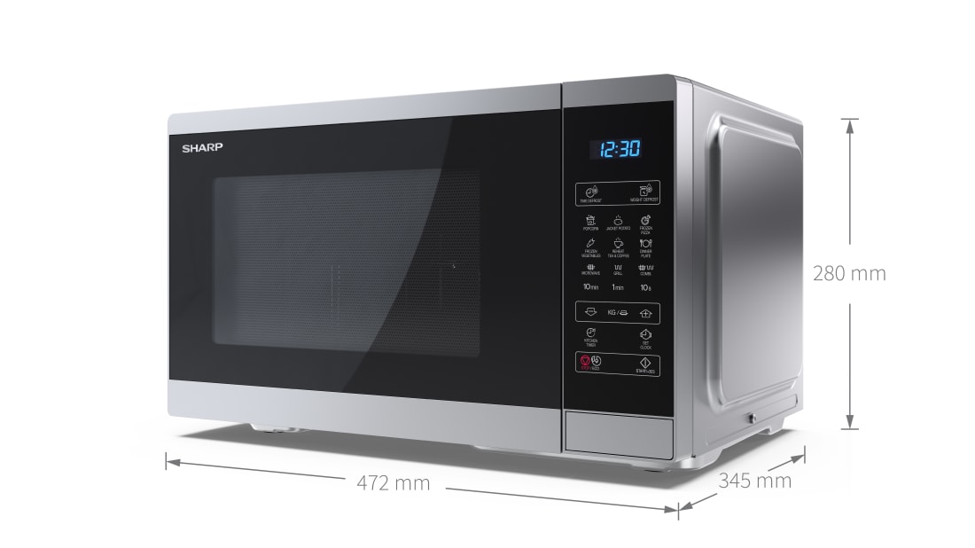 YC-MG252AE-S - Forno a microonde con capienza da 25 litri con grill