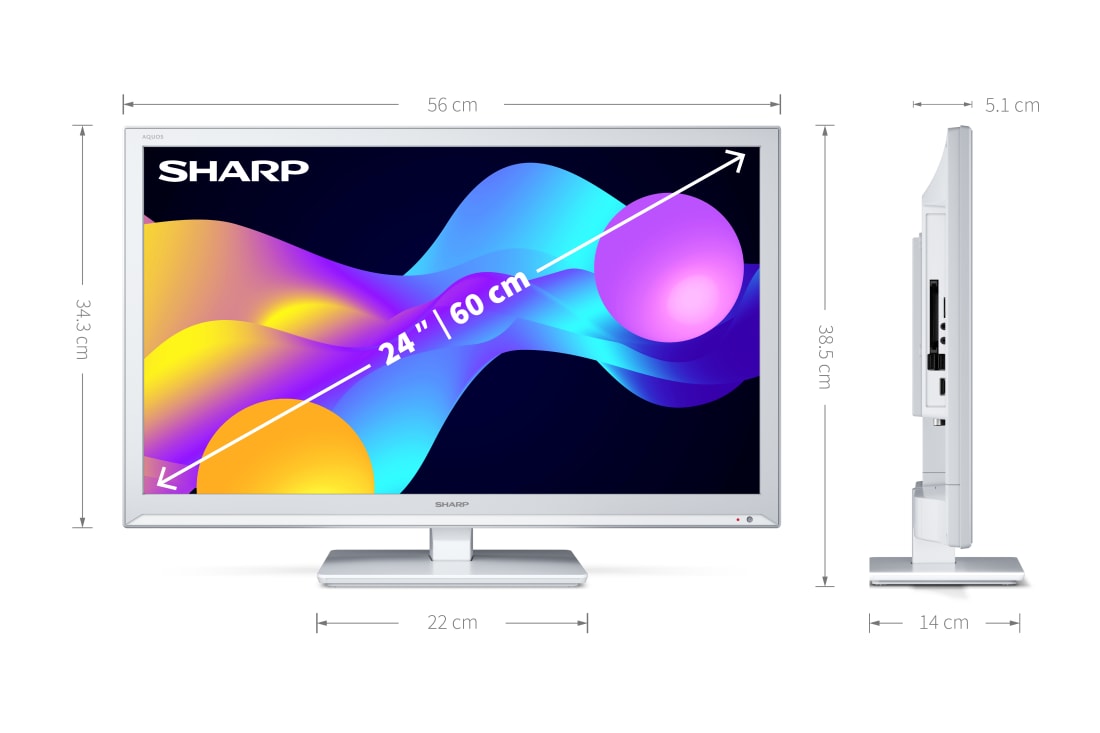 Smart TV HD/Full HD - 24" HD READY SMART TV