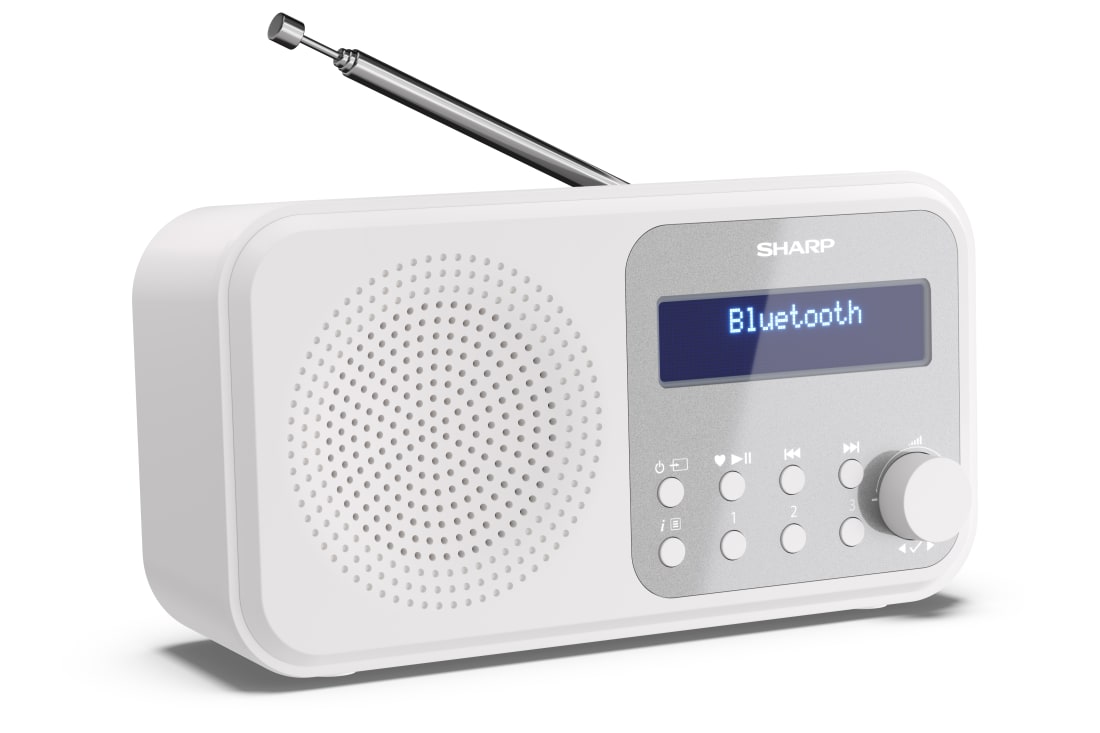 RADIO DAB KONIG 20 PRESE BIANCA RADIO PORTATILE - Forniture Elettroniche  Trentine snc