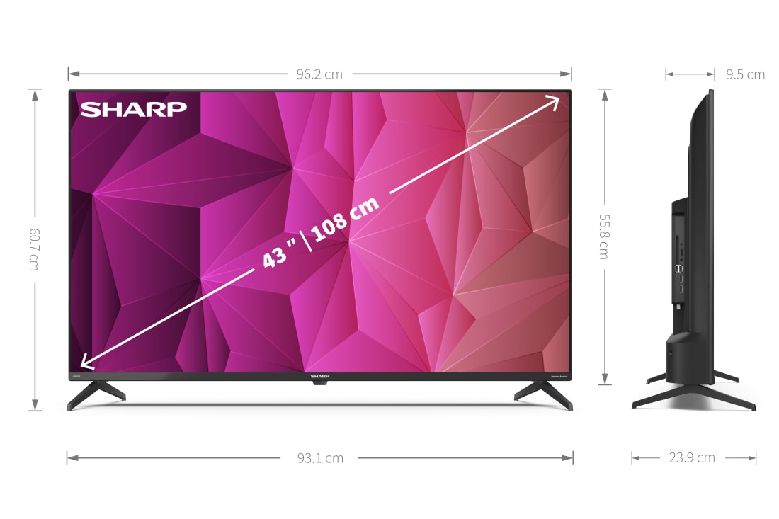 Android-TV, 4K UHD - 43" 4K ULTRA HD ANDROID TV™