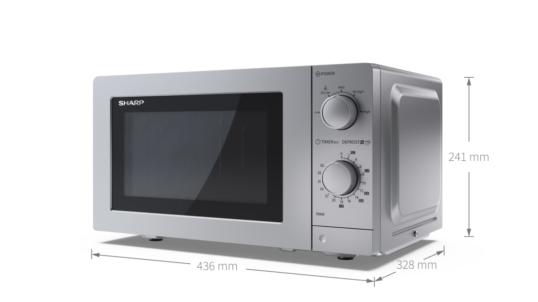 YC-MS181AE-S - 18 Litre Microwave Oven