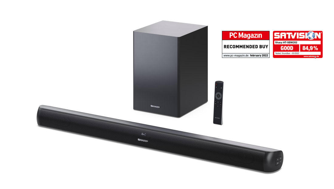 Soundbar - SOUNDBAR 2.1 Z BEZPRZEWODOWYM SUBWOOFEREM