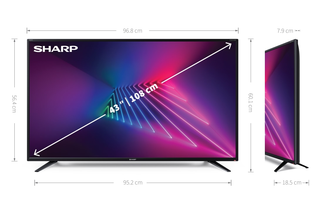 Smart-TV, 4K UHD - 43" 4K ULTRA HD SMART TV