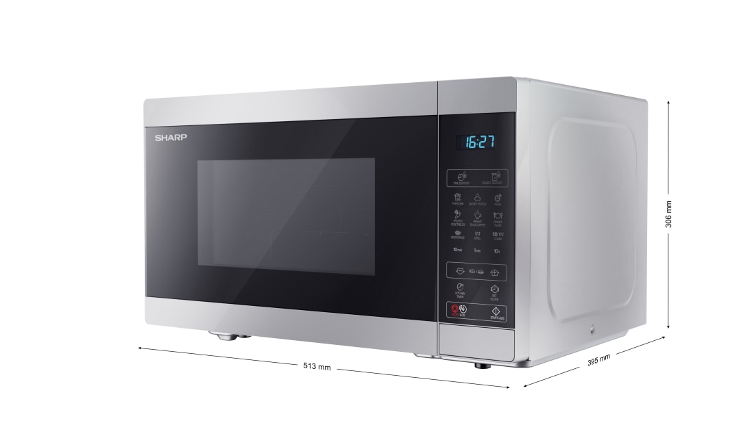 YC-MG81E-S - 28 Litre Microwave Oven with Grill