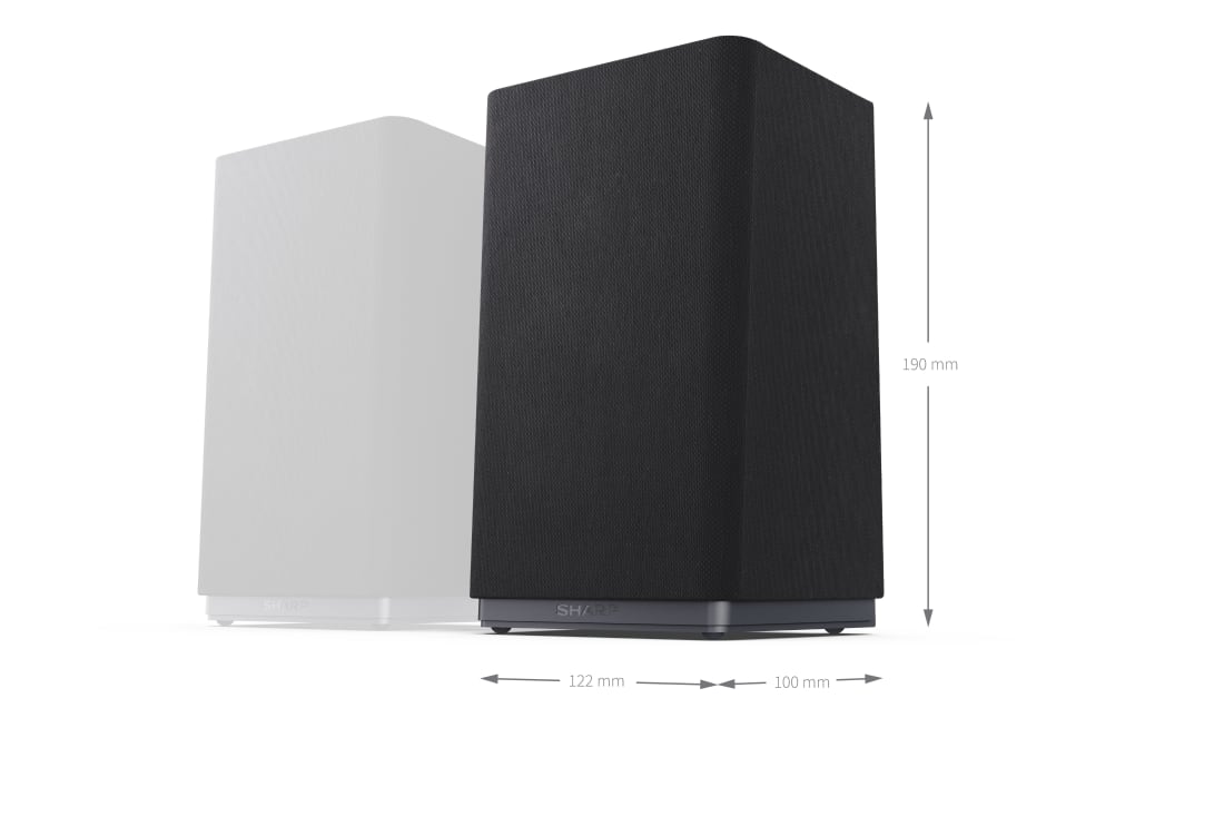 Home theatre - AQUOS Wireless Surround: Altoparlanti Surround posteriori