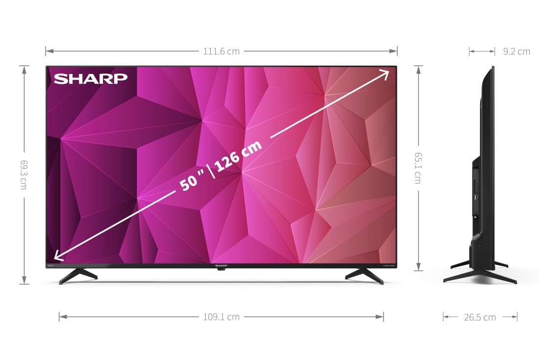 Android-TV, 4K UHD - 50" 4K ULTRA HD ANDROID TV™