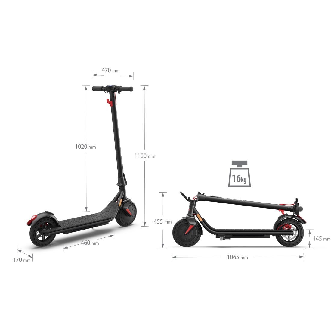 Electric scooter - EM-KS1BEU-B