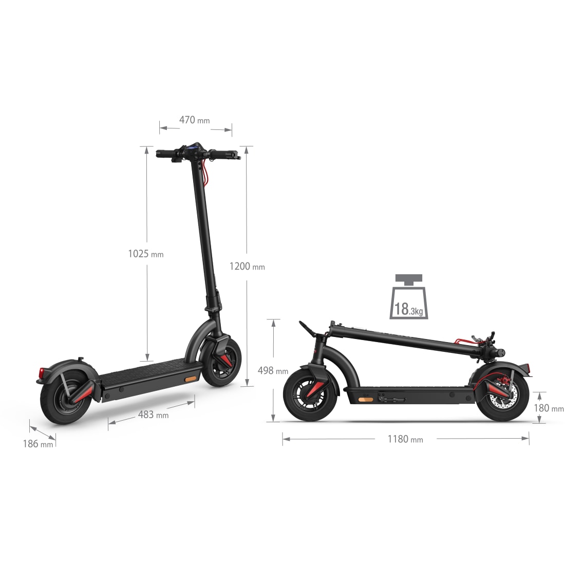 Electric scooter - EM-KS4AEU-B