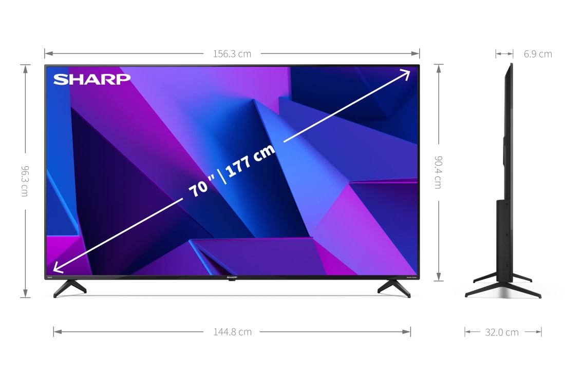 Android-TV, 4K UHD - 70" 4K ULTRA HD ANDROID TV™