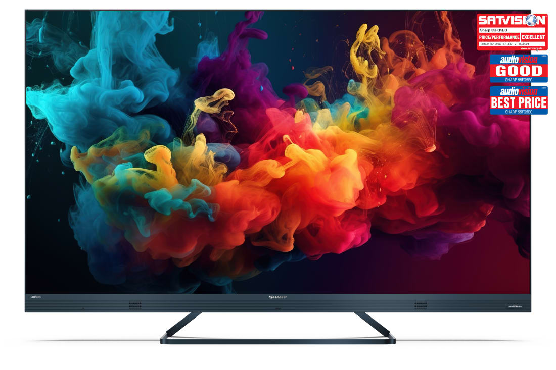 Google TV 4K UHD - 55" 4K ULTRA HD 144Hz QUANTUM DOT SHARP GOOGLE TV™