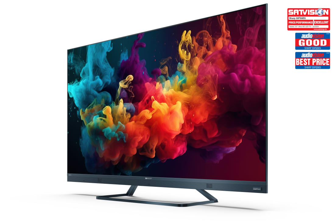 Google TV 4K UHD - 55" 4K ULTRA HD 144Hz QUANTUM DOT SHARP GOOGLE TV™