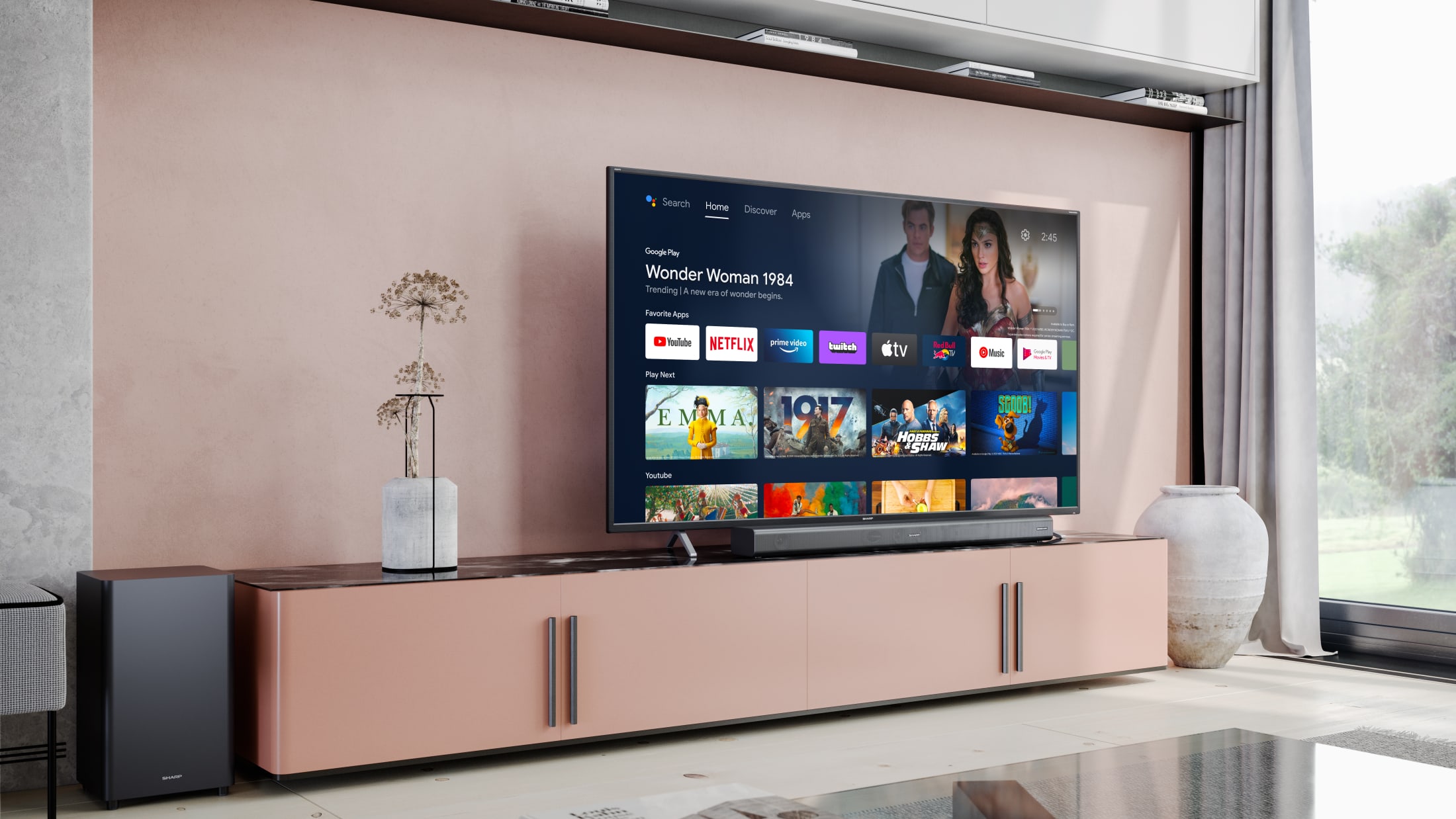 The 55EL2EA is a 4K Ultra High Definition LED Android TV™ with exceptional multimedia functionality.