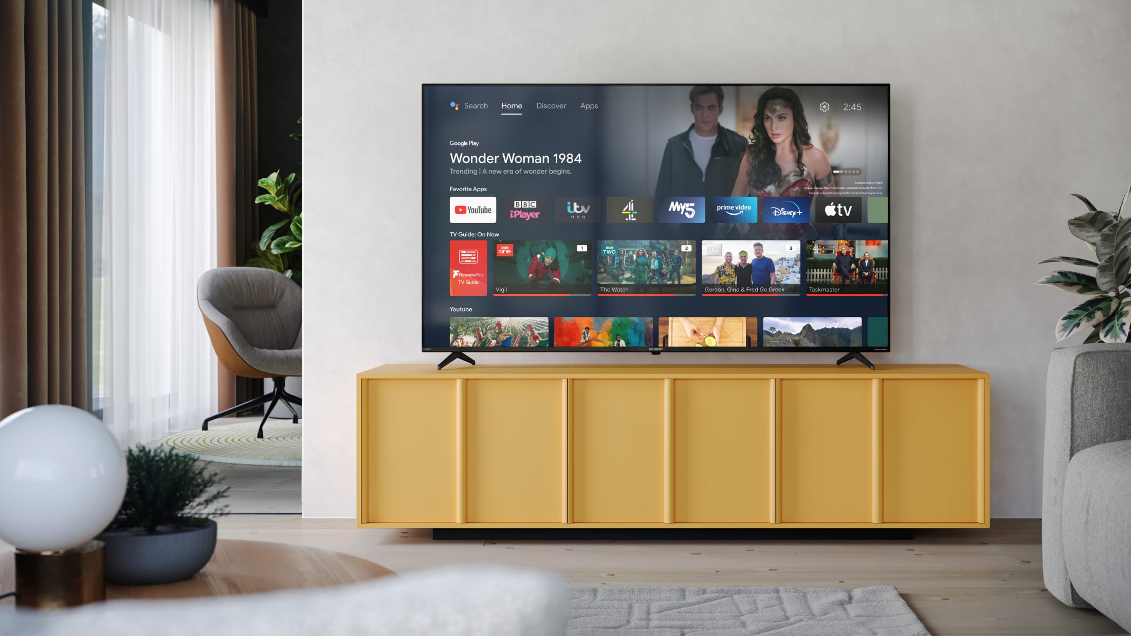 The 65FN4KA is a 4K Ultra High Definition Frameless LED Android TV™ with exceptional multimedia functionality.