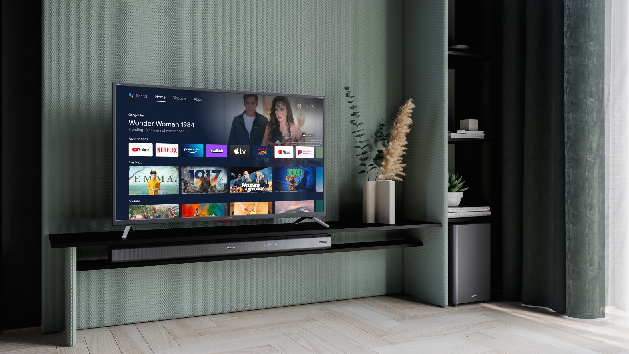 Beim 43EL4EA handelt es sich um ein 4K Ultra High Definition LED Android TV™-Gerät mit einer herausragenden Bildqualität.