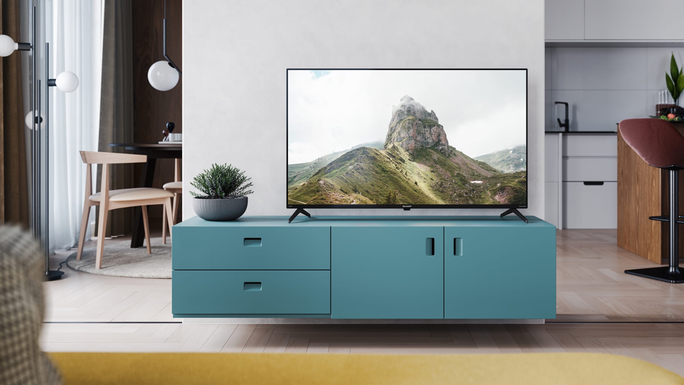 43FK2E è una Smart TV LED Ultra HD 4K Frameless con un\'eccezionale qualità delle immagini.