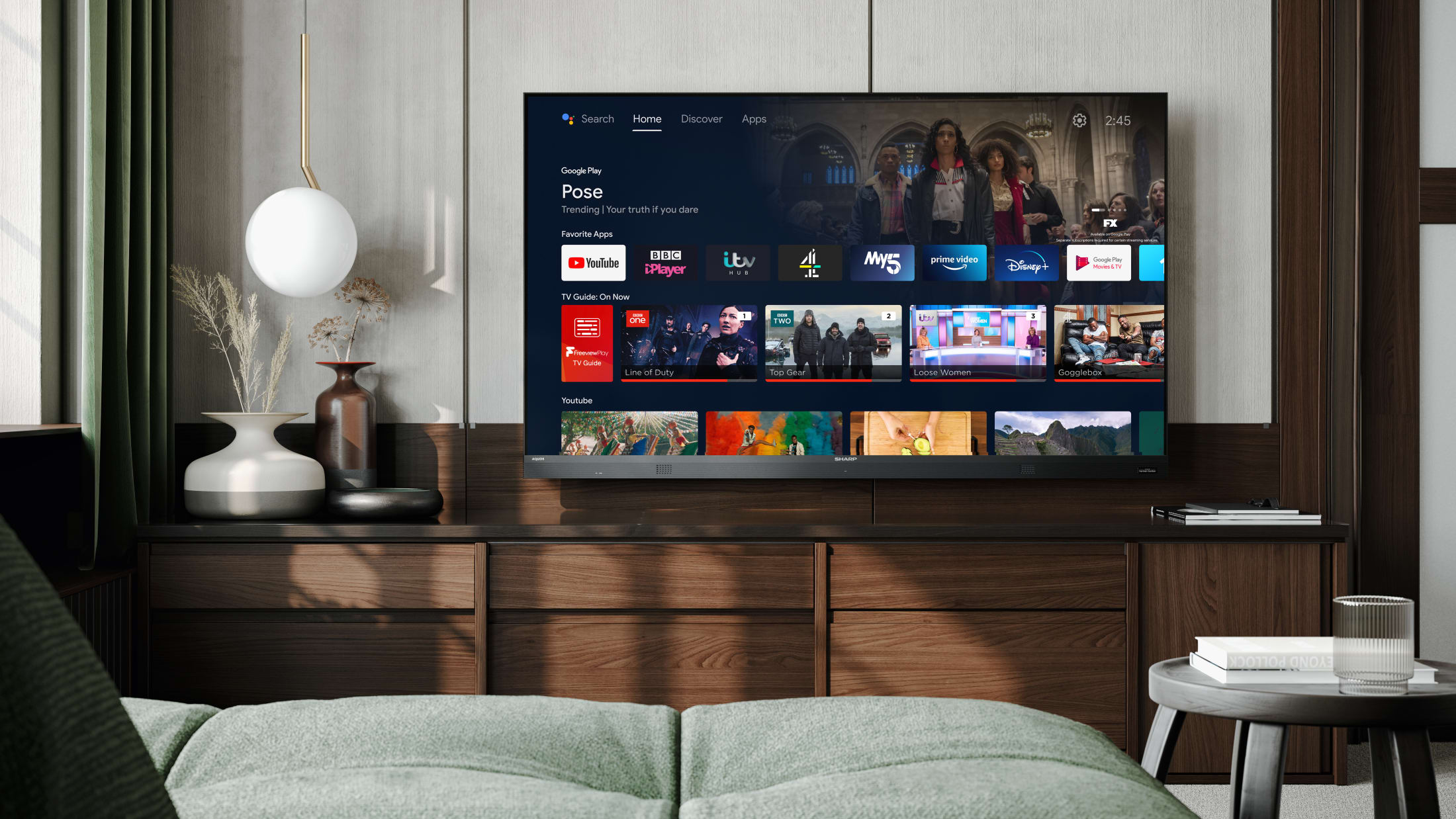 Le 50EQ3KA est un téléviseur Android TV™ 4K Ultra Haute Définition Frameless à points quantiques de Sharp offrant une qualité d\'image exceptionnelle.