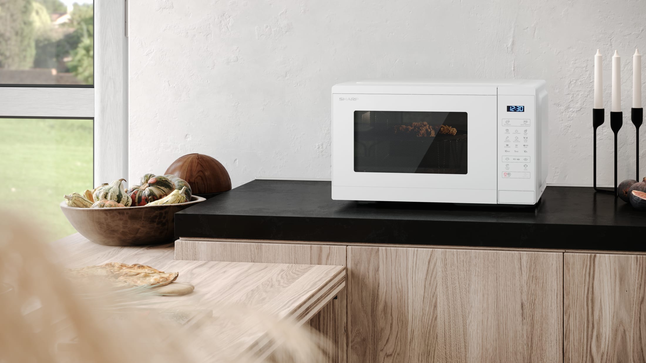 Grill Microwave Oven with Fully Digital Control