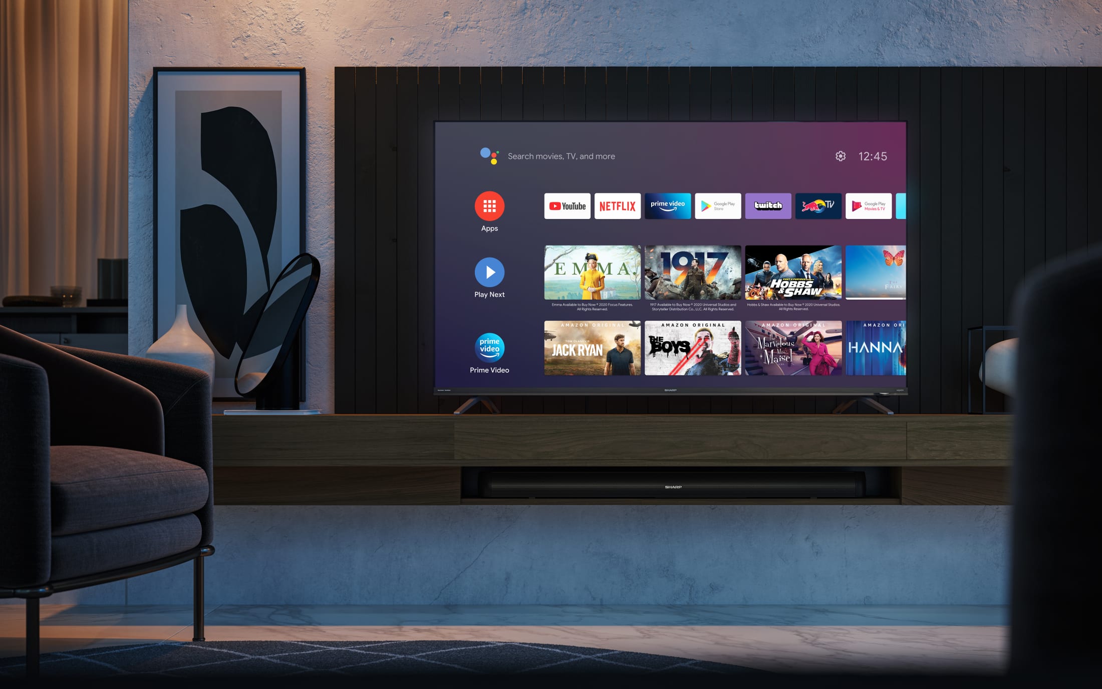 50DN3EA è una TV LED Android™ 4K Ultra ad alta definizione con eccezionali funzionalità multimediali.