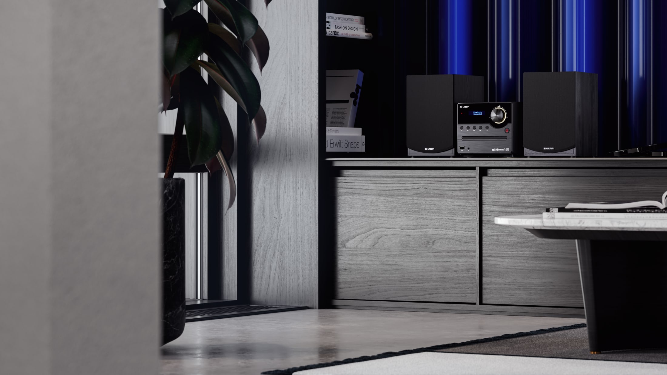 Hi-Fi Micro System with the latest DAB+ radio tuner and Bluetooth connectivity