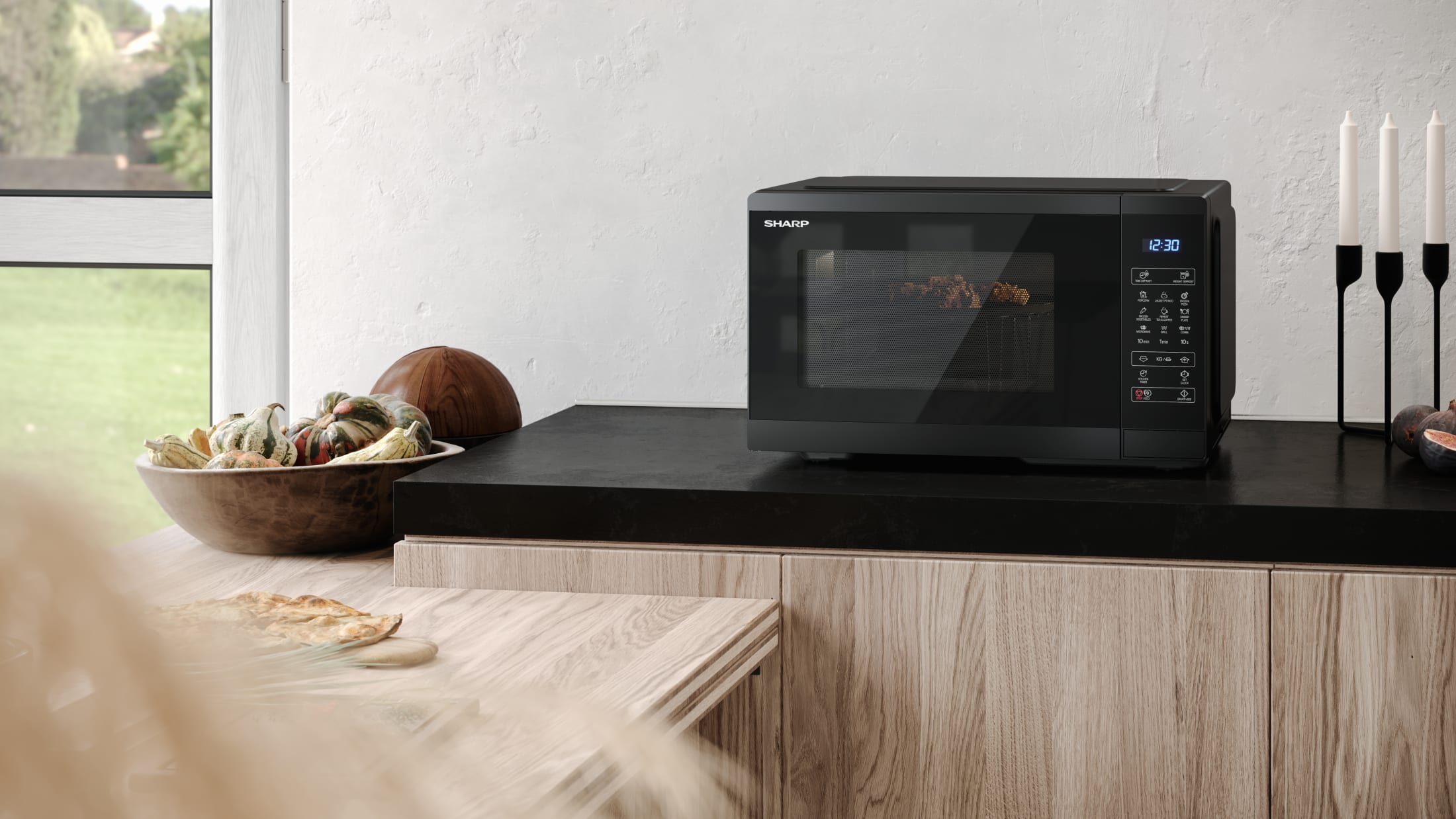 Grill Microwave Oven with Fully Digital Control