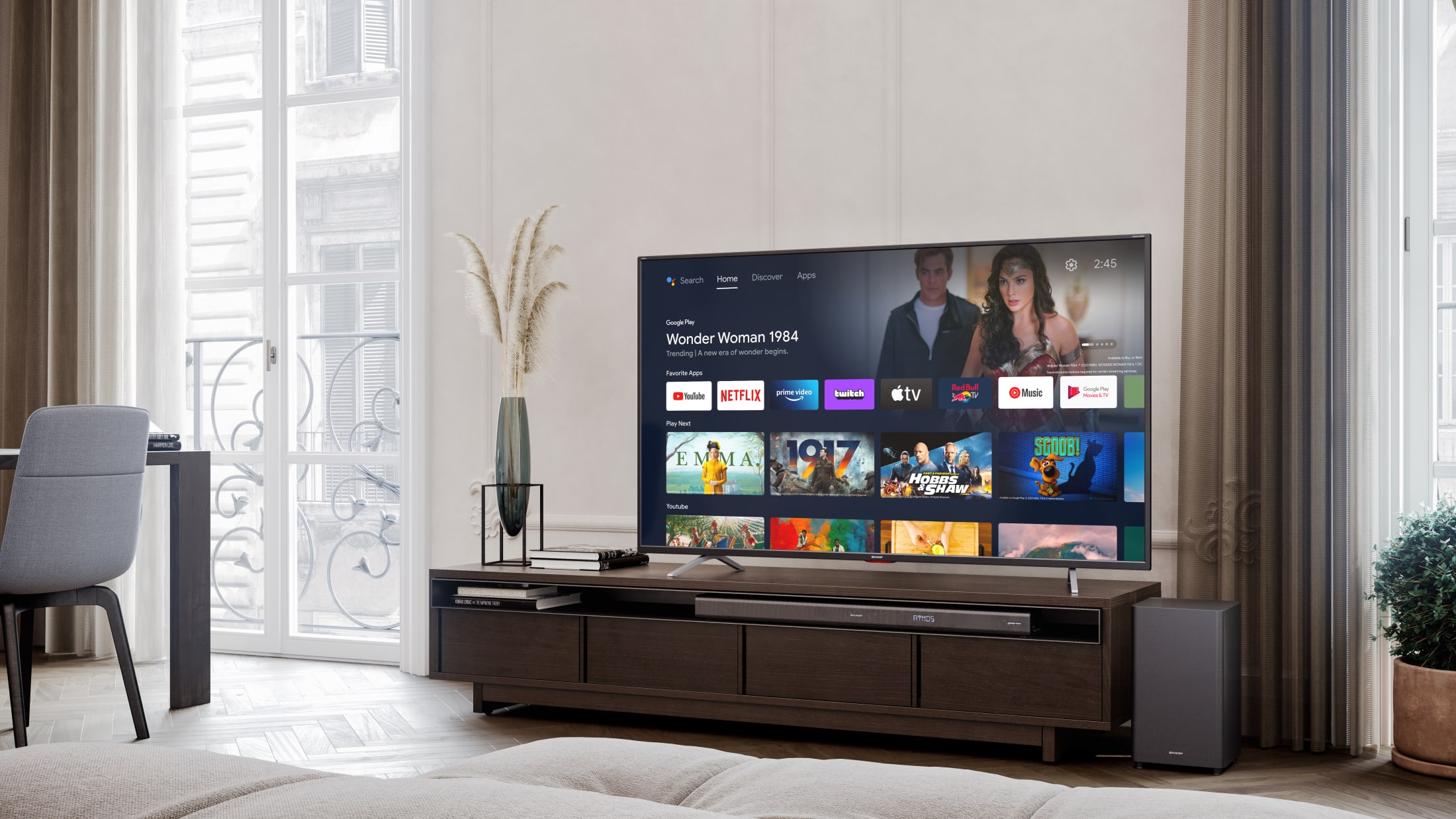 Beim 55EL6EA handelt es sich um ein 4K Ultra High Definition LED Android TV™-Gerät mit einer herausragenden Bildqualität.