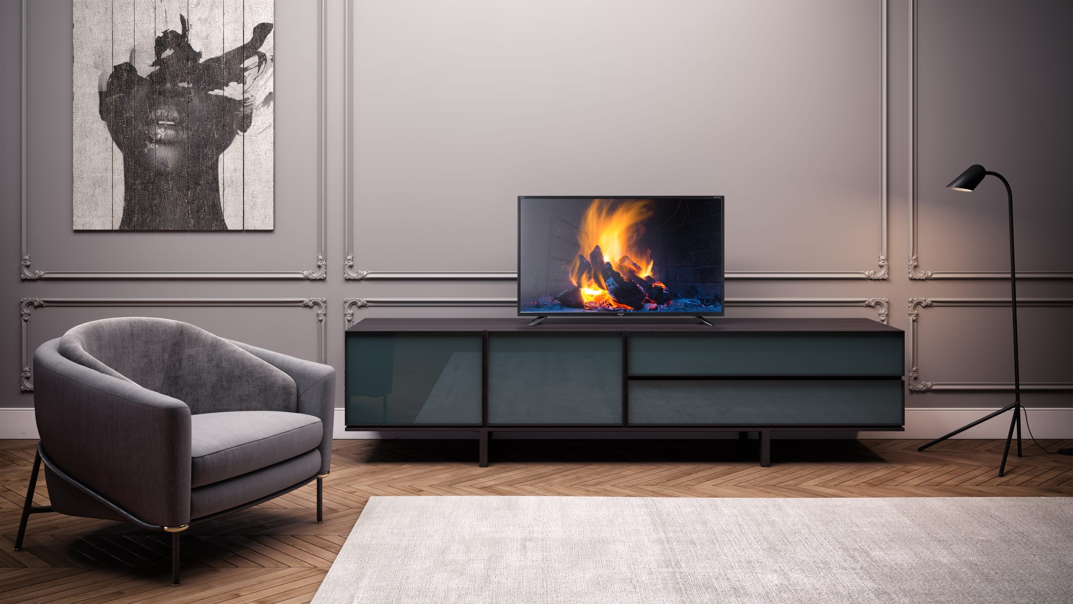 The 40BJ4E is a 4K Ultra High Definition Smart LED TV with exceptional picture quality.