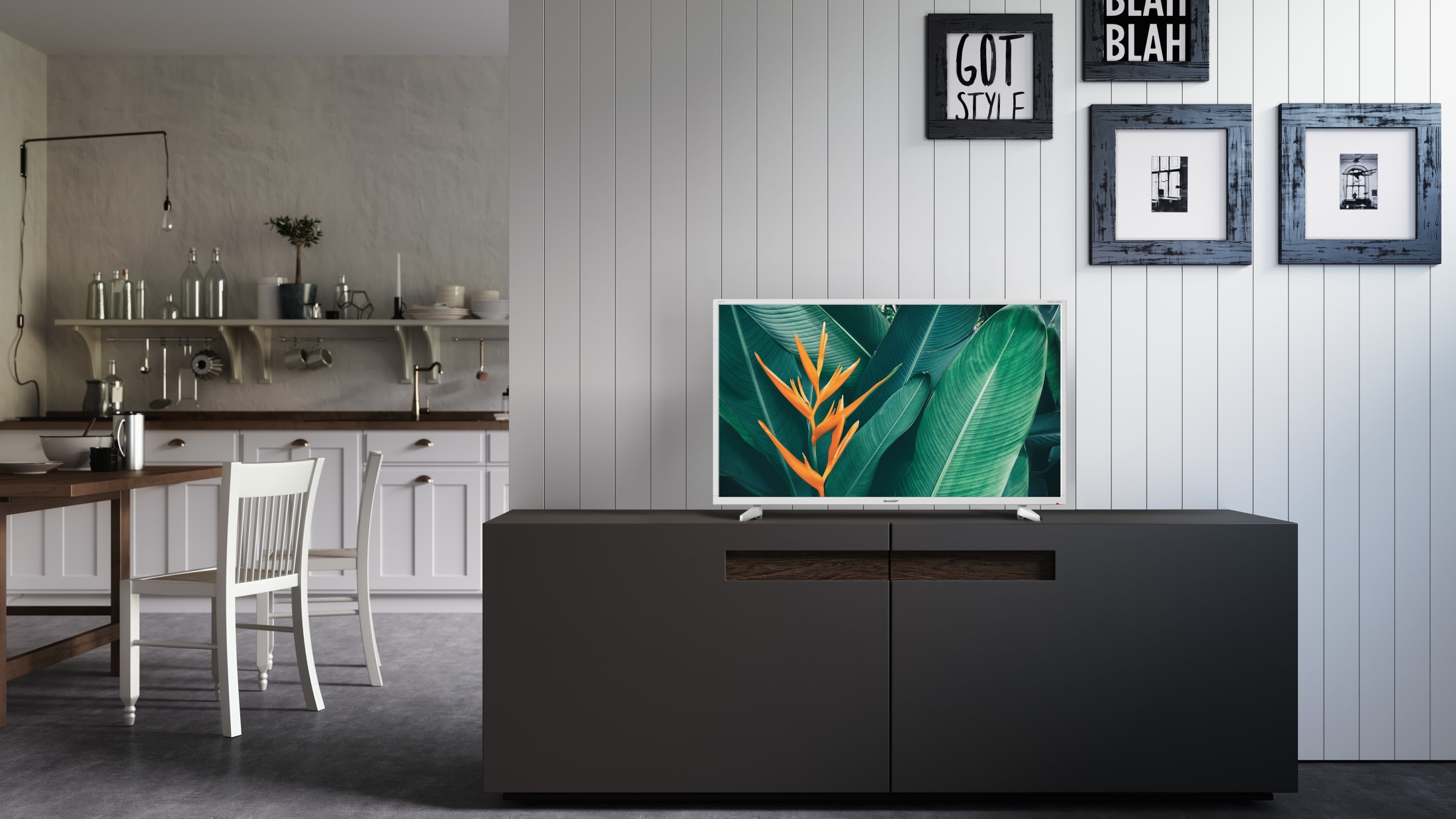 La 40BF2EW è una TV LED full HD con una straordinaria qualità delle immagini.
