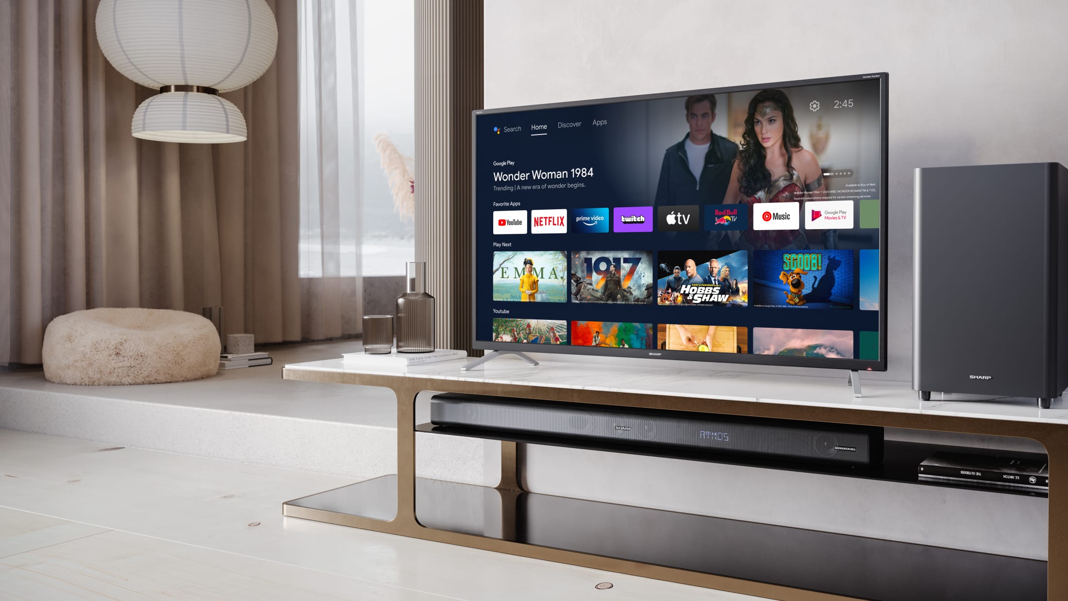 The 42EL2EA is a 4K Ultra High Definition LED Android TV™ with exceptional multimedia functionality.