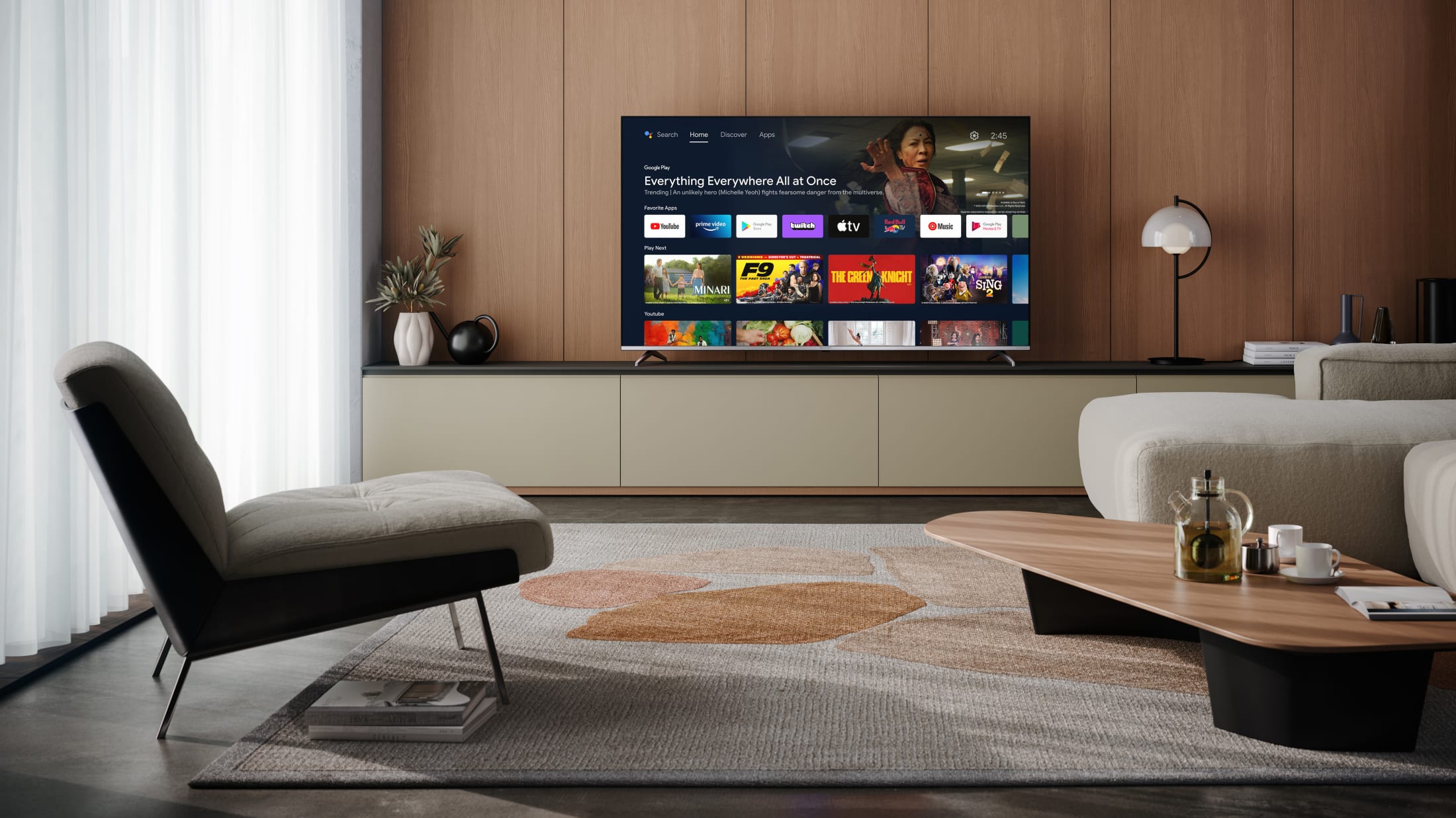 50FP5EA è una TV LED Android™ 4K Sharp Frameless Quantom Dot ad alta definizione con eccezionali funzionalità multimediali.