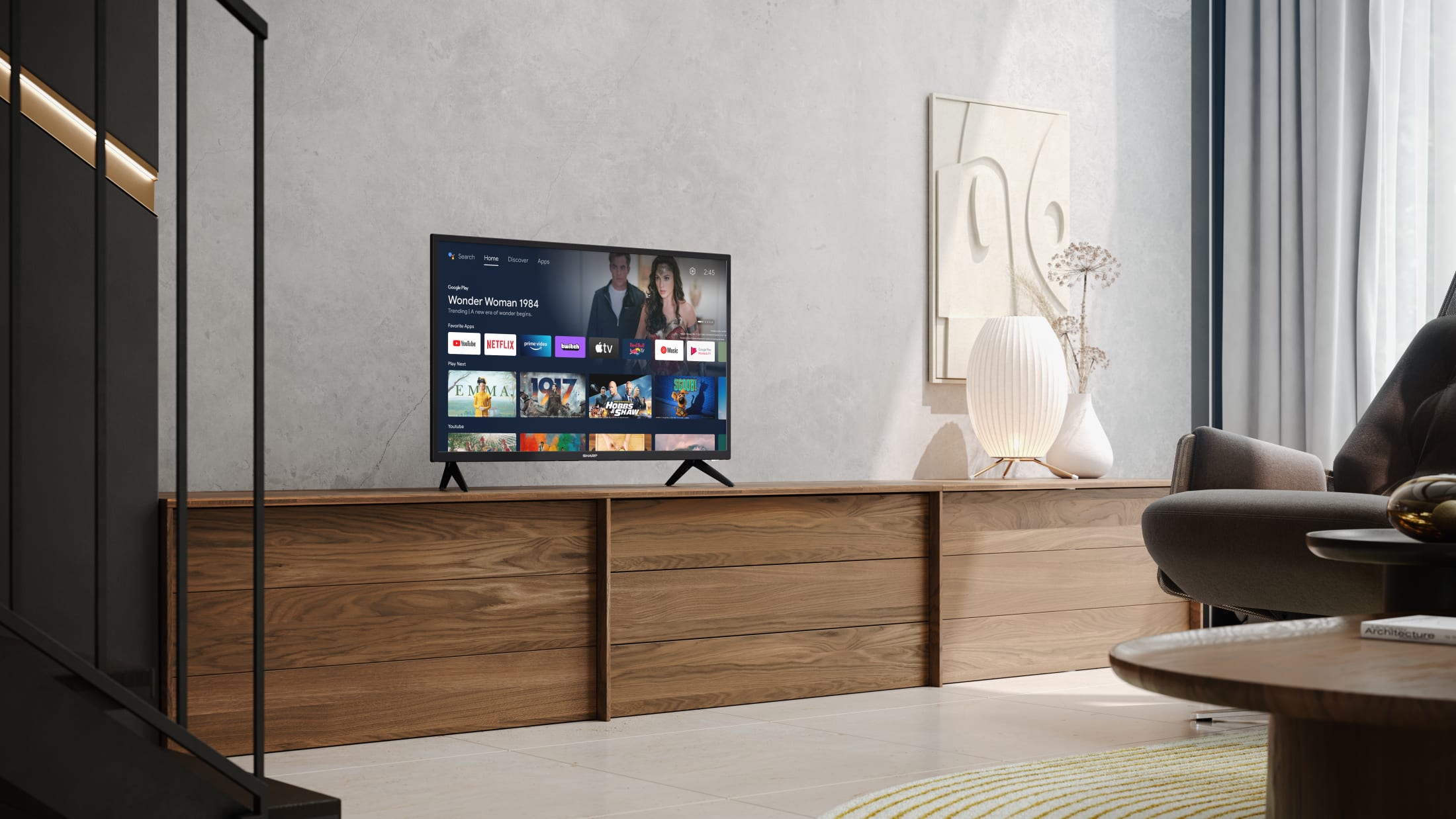 The 32FG2EA is a HD Ready LED Android TV™ with exceptional multimedia functionality.