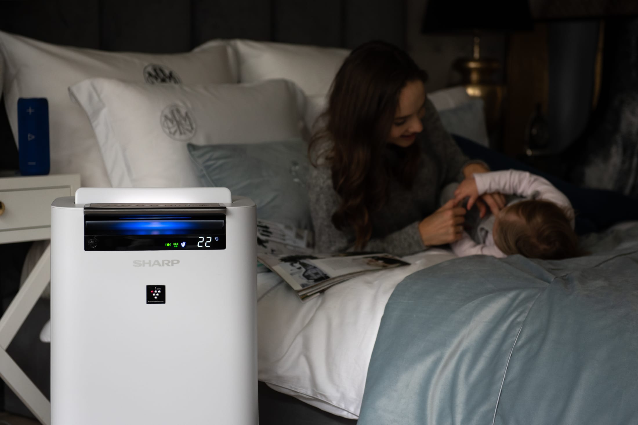 SHARP Smart Air Purifier and Humidifier compatible with Alexa and Google  Assistant. Includes Plasmacluster™ Ion Technology for Extra-Large Rooms.