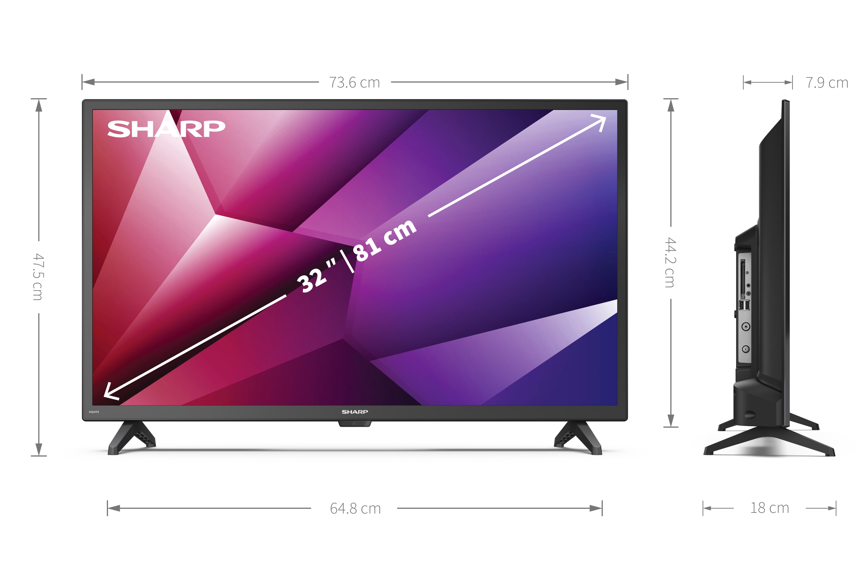 Android TV HD/Full HD - ANDROID TV™ HD READY DA 32"