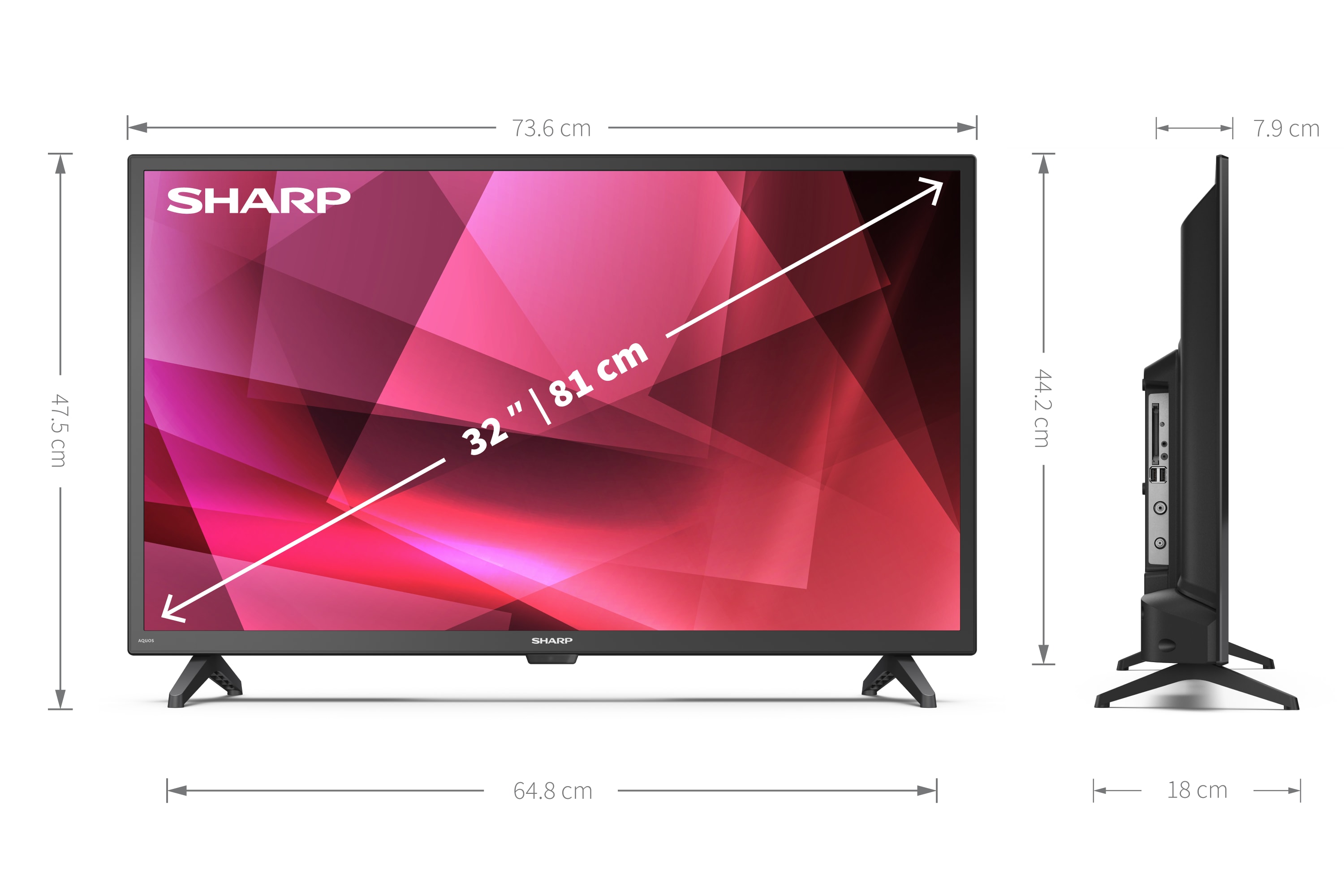 Android TV HD/Full HD - ANDROID TV™ HD READY DA 32"