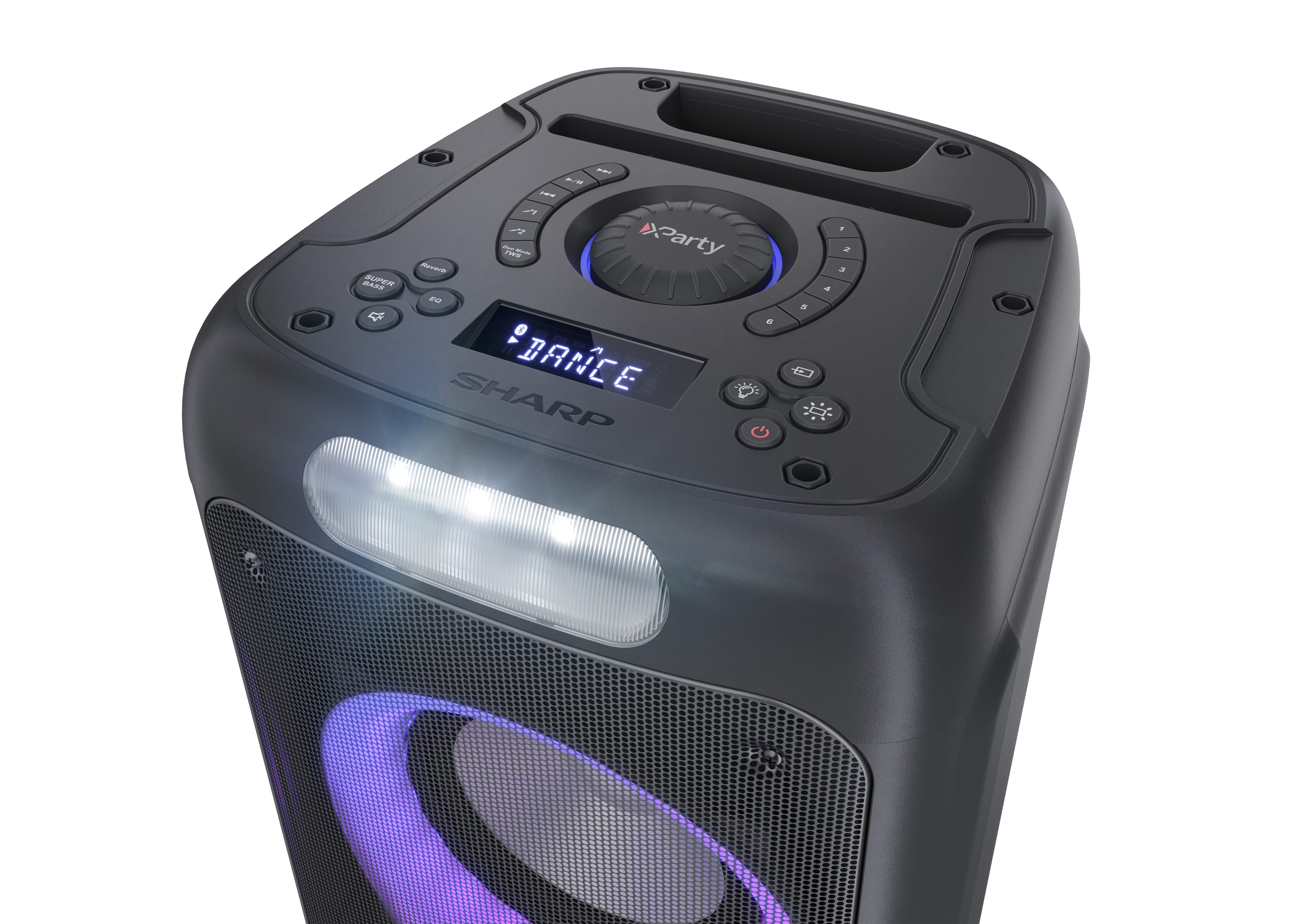 Sharper image wireless mega boom box sales