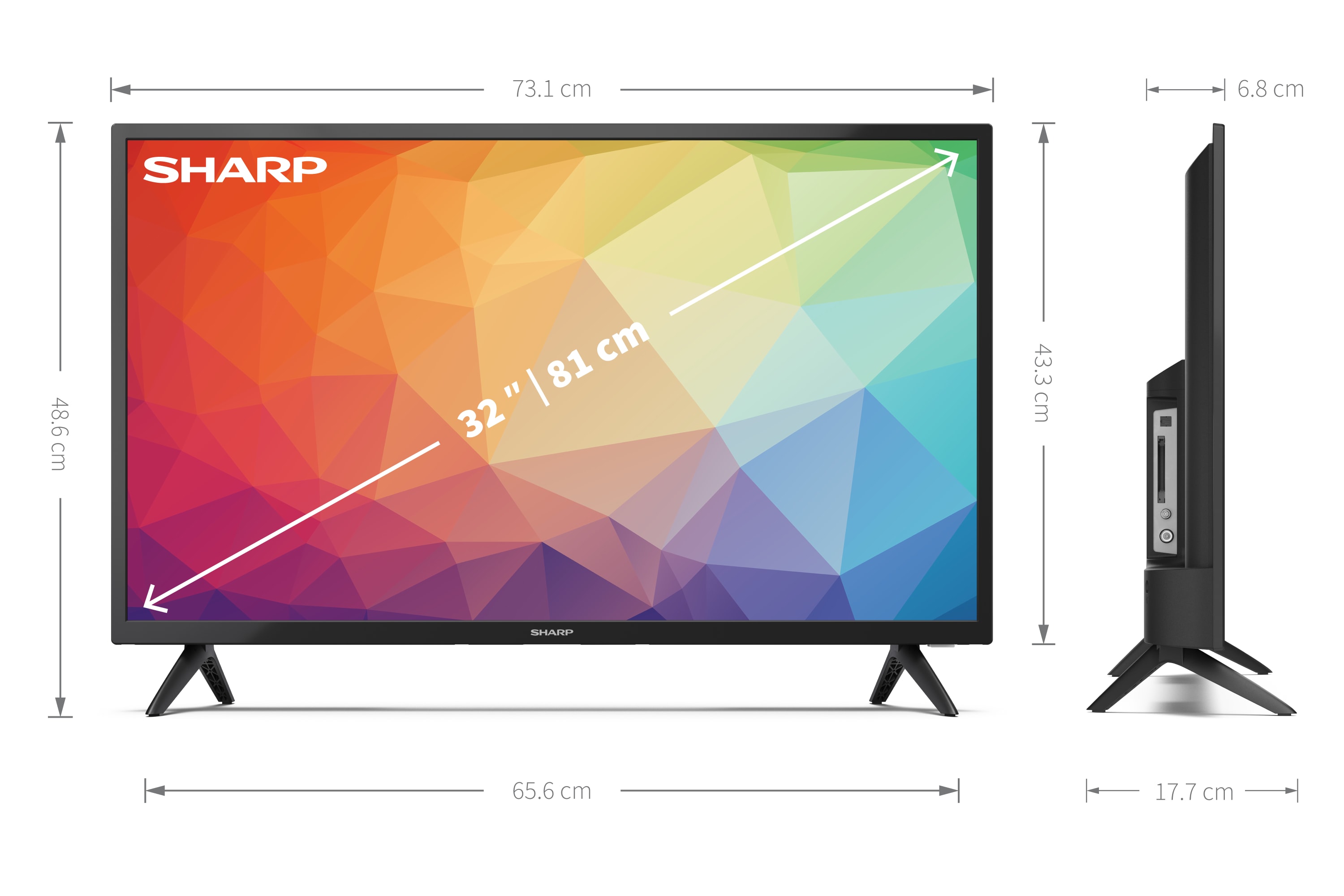 Android-TV, HD/Full HD - 32" HD READY ANDROID TV™