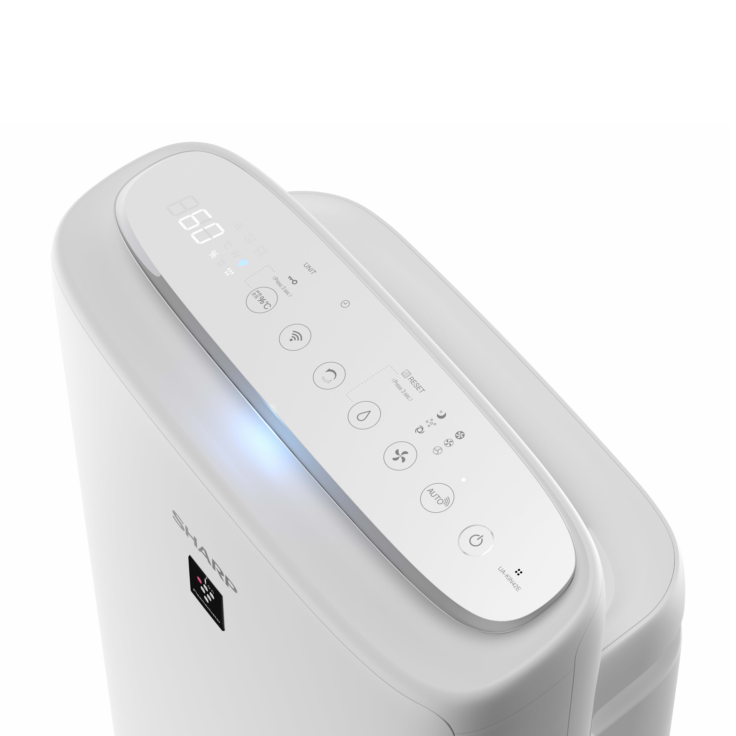 Purificador de aire con funciones inteligentes y de humidificación - UA-KIN42E-W