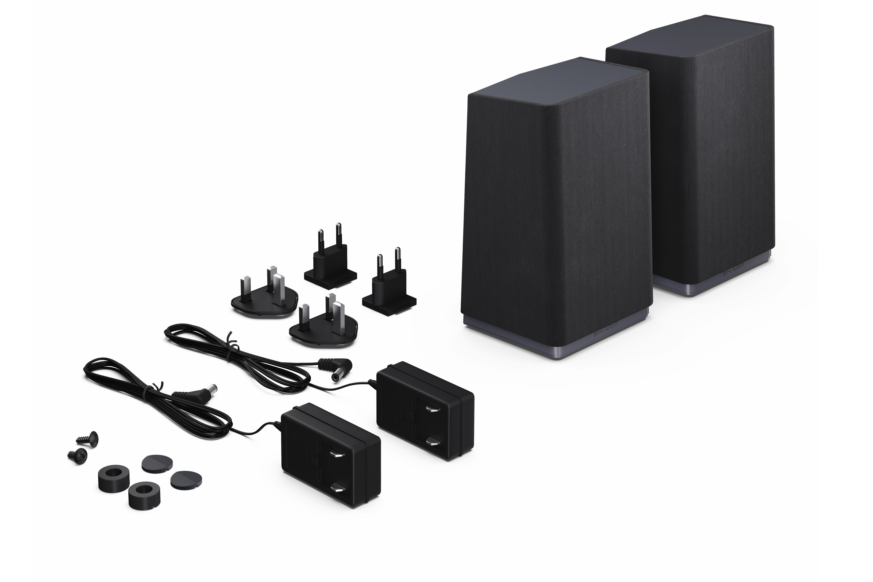 AQUOS Wireless Surround: Altavoces surround traseros - CP-AWS2001