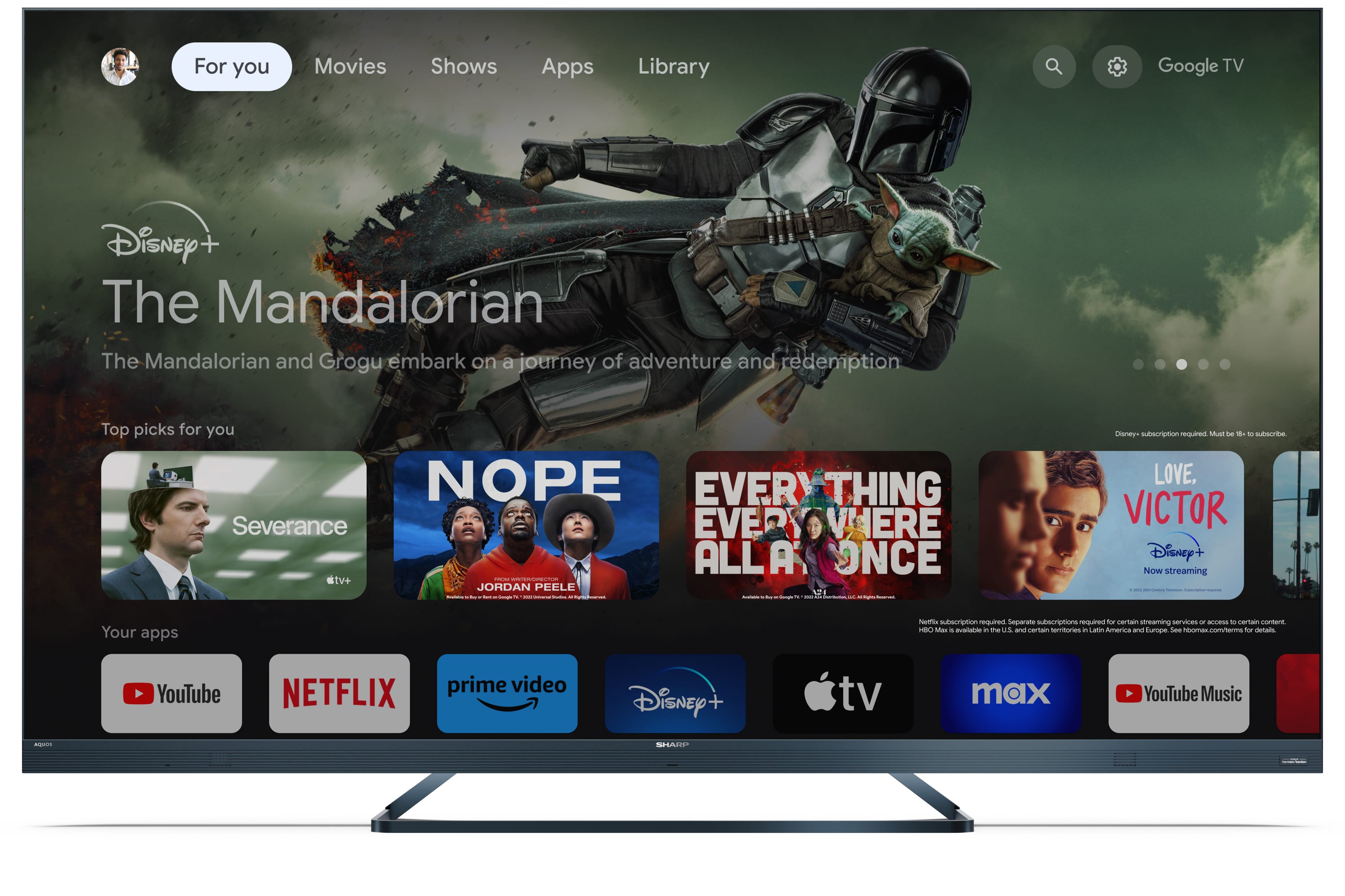 4K ULTRA HD QUANTUM DOT SHARP ANDROID TV™ de 75