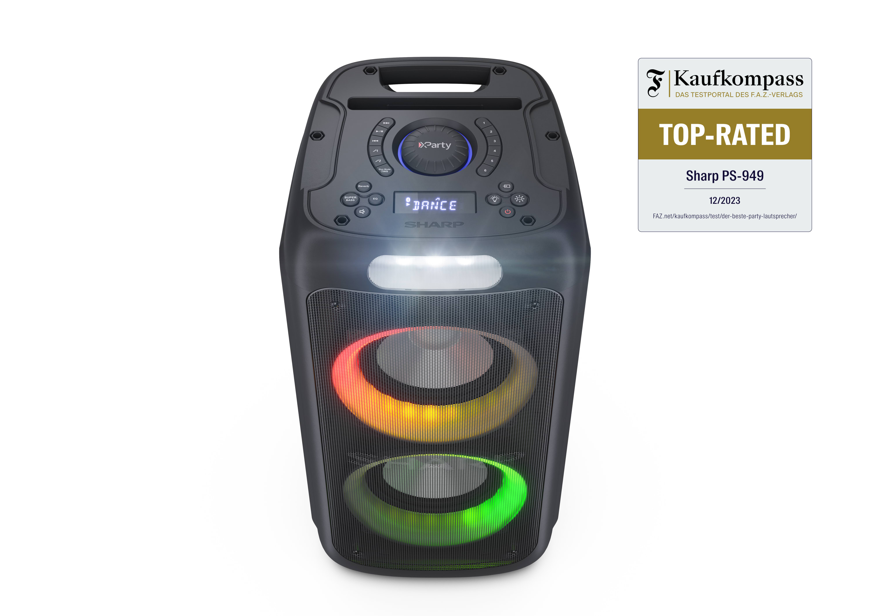 XPARTY STREET BEAT: PARTY SPEAKER | PS-949 - Sharp Europe