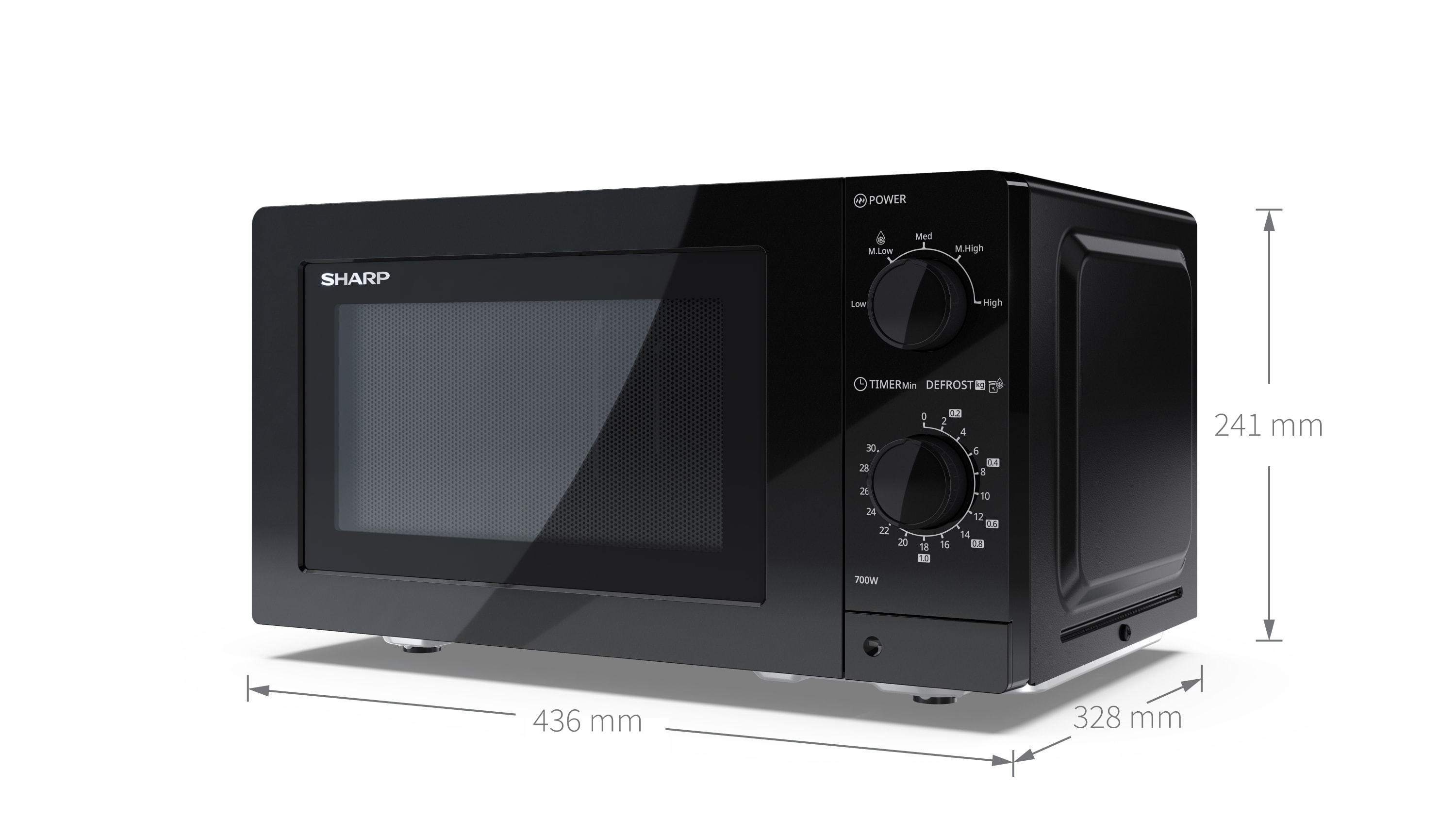 18 Litre Microwave Oven - YC-MS181AE-B