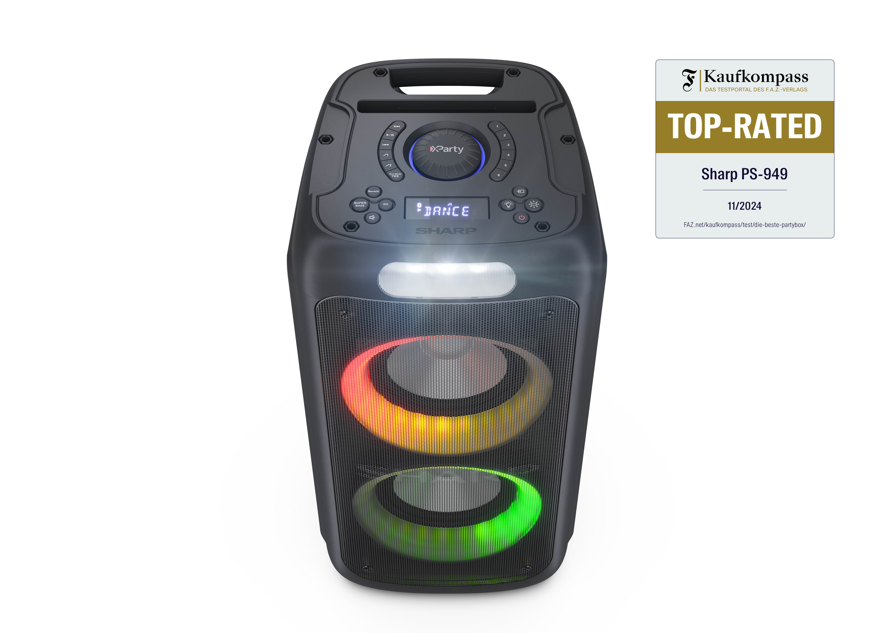 XParty® STREET BEAT: Party Speaker | PS-949 - Sharp Europe XParty® STREET BEAT: Party Speaker | PS-949 - Sharp Europe