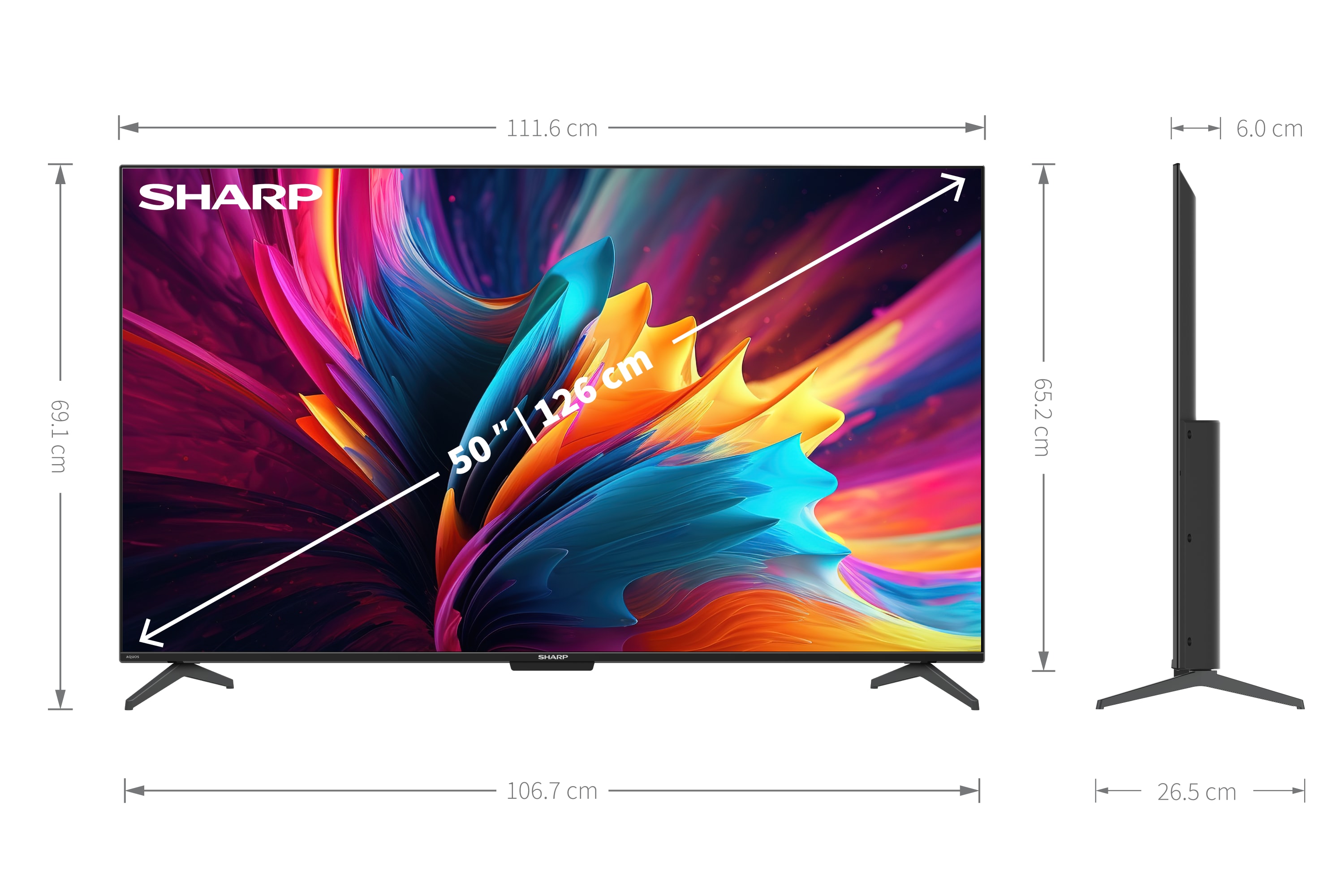 おすすめネット SHARP AQUOS 50inch 4k対応 液晶TV テレビ - powertee.com