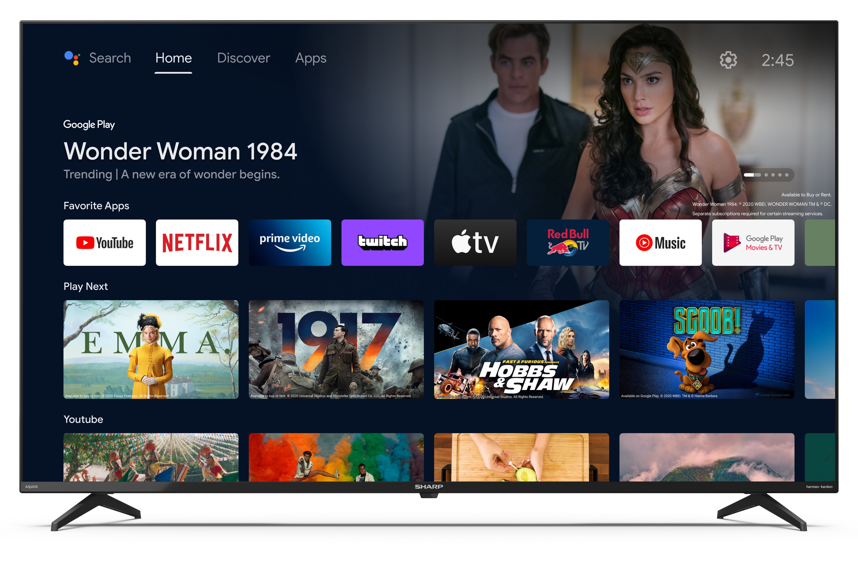 Android-TV, 4K UHD - 55" 4K ULTRA HD ANDROID TV™