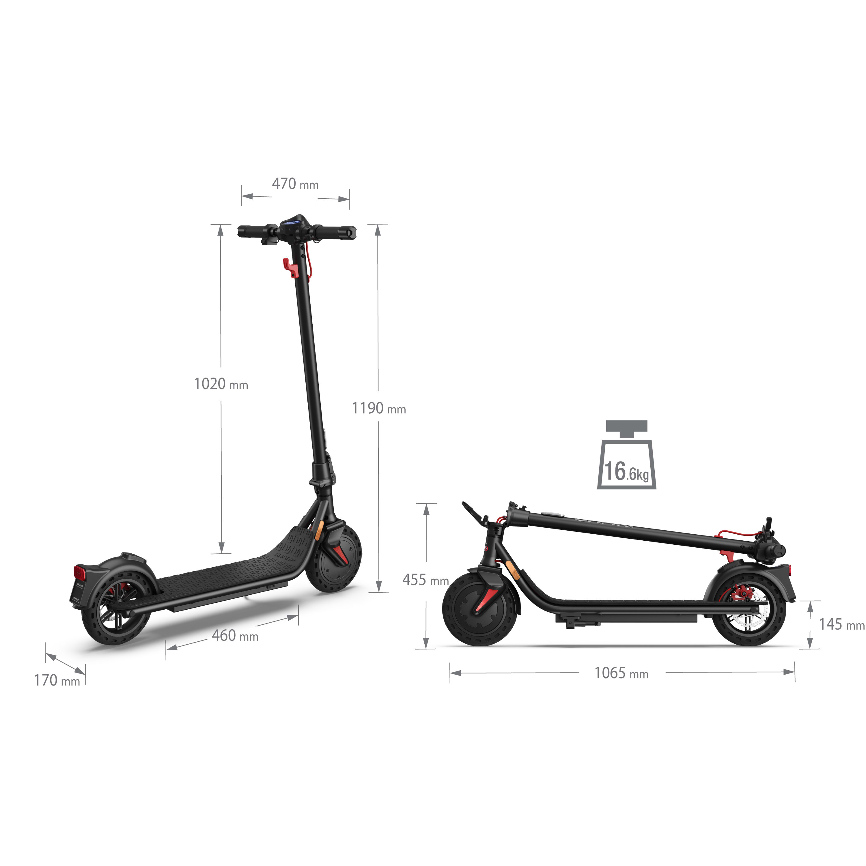 E-Scooter - EM-KS3CDE-B