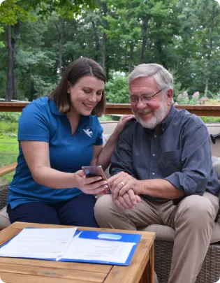 Dedicated respite care giving family caregivers time to rest and recharge