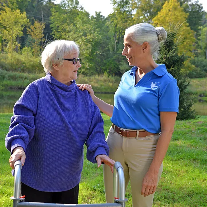 Compassionate home care and senior care near you helping seniors stay comfortable