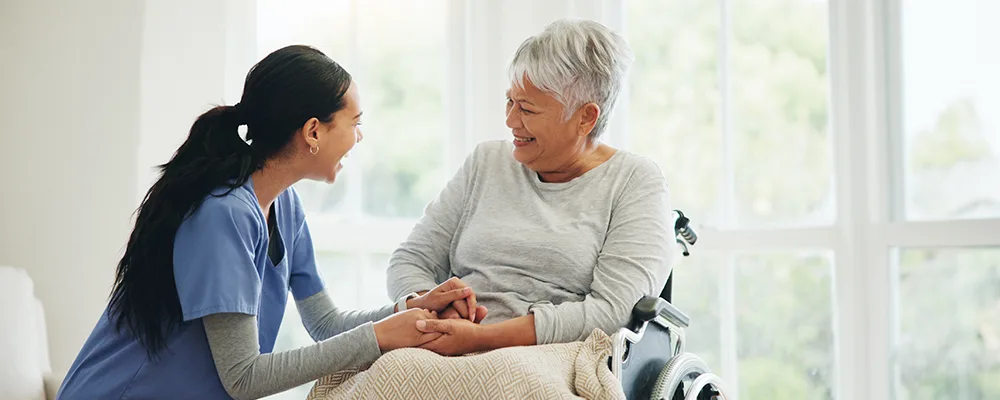 In-home certified holistic care helping seniors maintain a balanced lifestyle