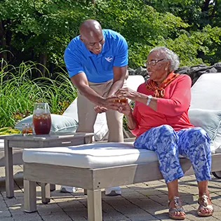 Professional personal care services helping seniors with daily needs at home
