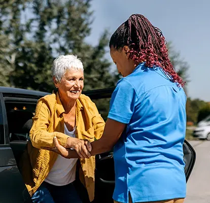 Professional transitional care helping seniors safely return home